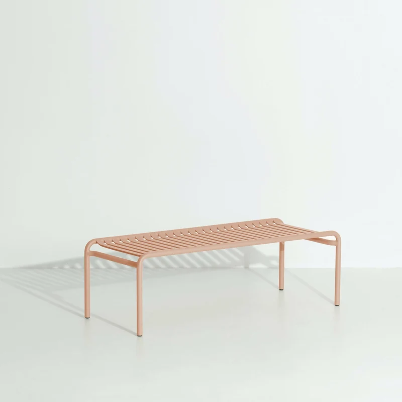 Table basse de jardin rose blush 127 cm Week end - Petite friture