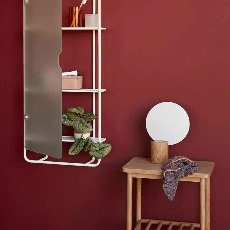Table de console en chêne naturel avec étagère à barreaux - Hübsch