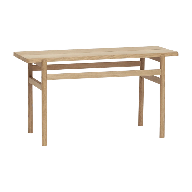Banc 85 x 38 x 45 cm en bois de chêne naturel - Hübsch
