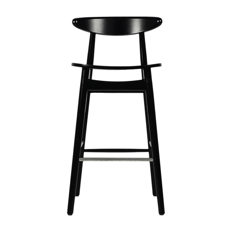 Chaise de bar en hêtre noir 91 cm Teo - Vincent Sheppard