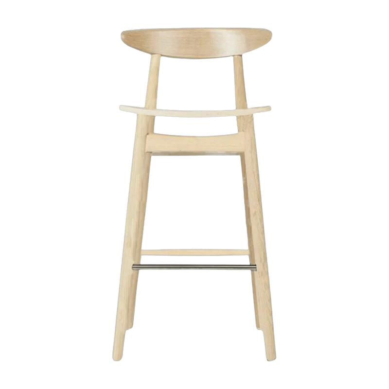 Chaise de bar en chêne naturel 91 cm Teo - Vincent Sheppard