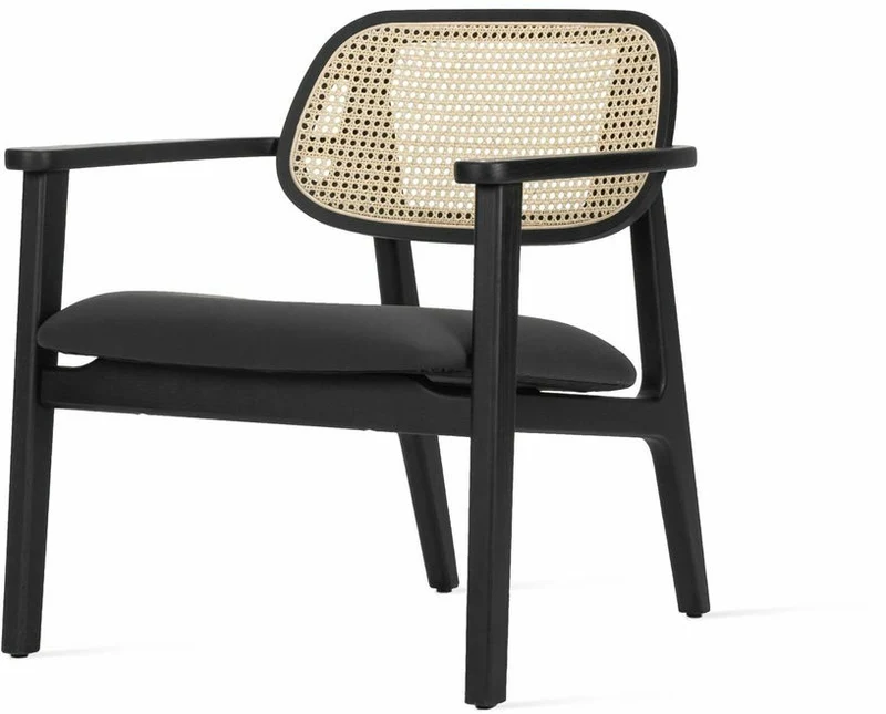 Fauteuil en chêne noir et cannage Titus - Vincent Sheppard