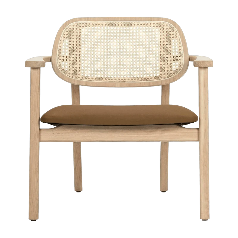 Fauteuil en chêne naturel et cannage Titus - Vincent Sheppard