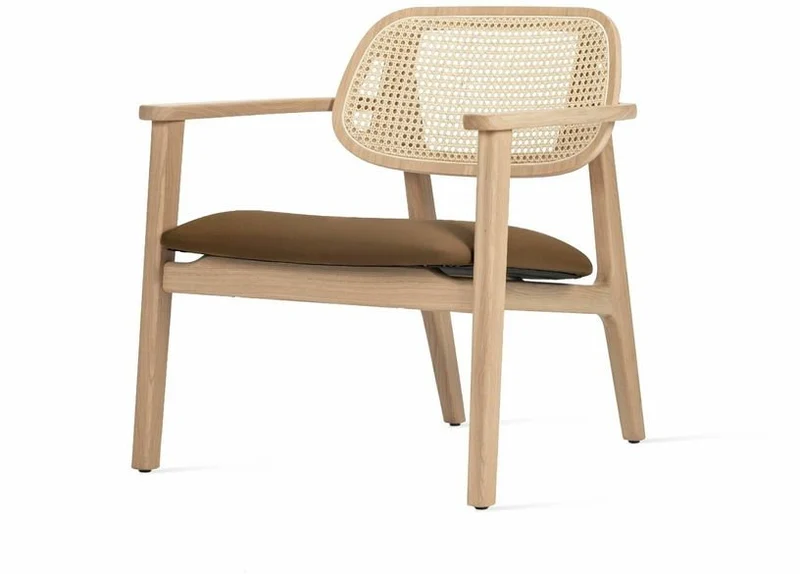 Fauteuil en chêne naturel et cannage Titus - Vincent Sheppard