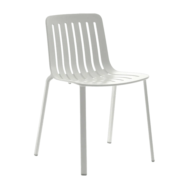 Chaise en aluminium blanc Plato - Magis