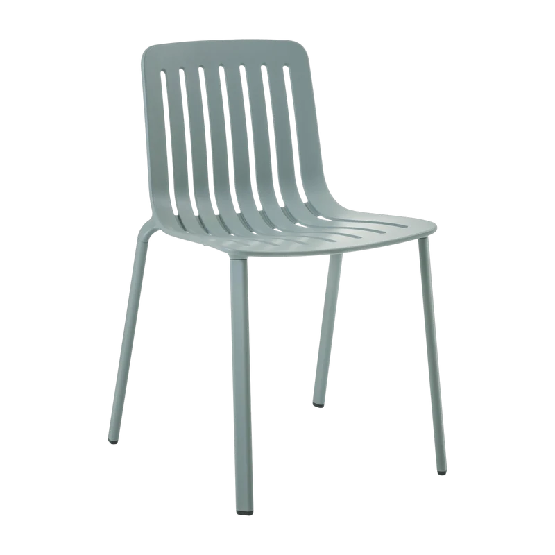 Chaise en aluminium bleu ciel Plato - Magis