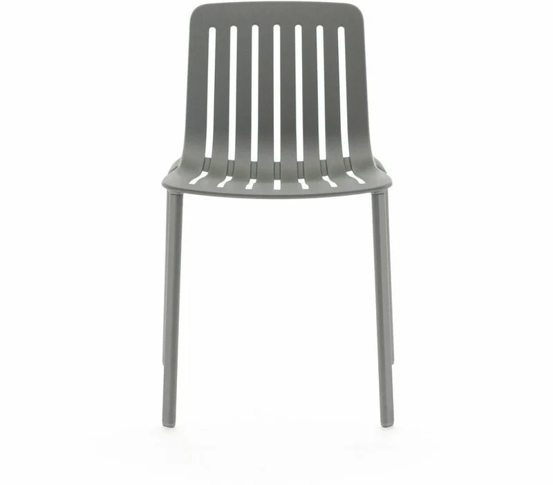 Chaise en aluminium gris Plato - Magis
