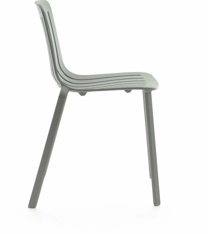 Chaise en aluminium gris Plato - Magis
