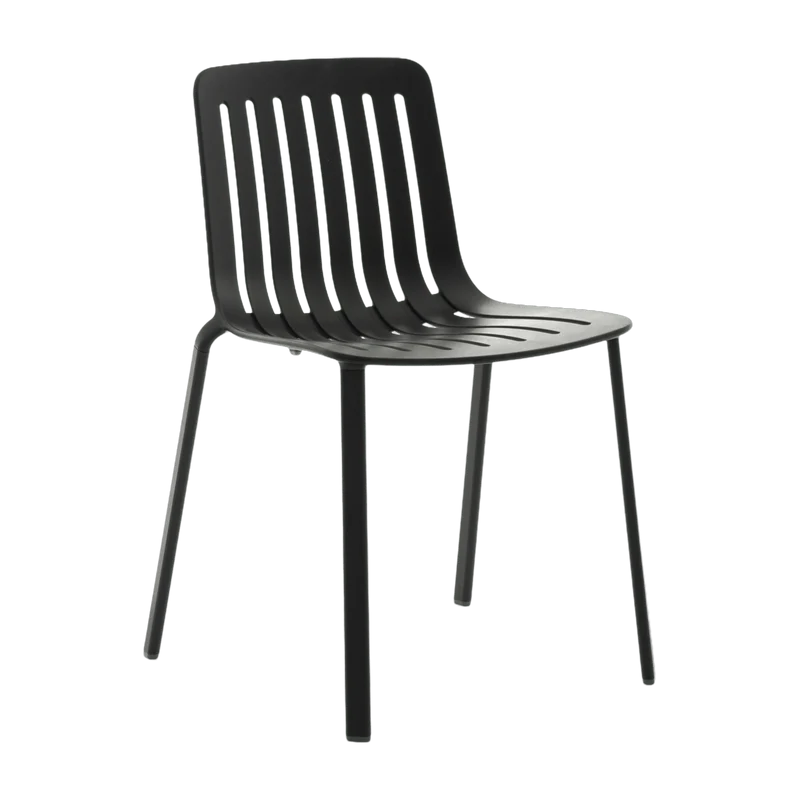 Chaise en aluminium noir Plato - Magis