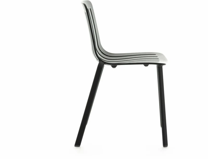 Chaise en aluminium noir Plato - Magis
