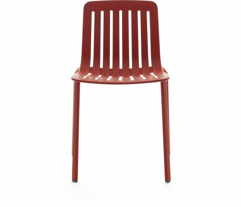 Chaise en aluminium rouge Plato - Magis
