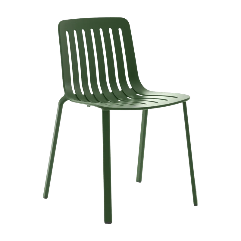 Chaise en aluminium vert Plato - Magis
