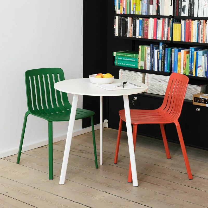 Chaise en aluminium vert Plato - Magis