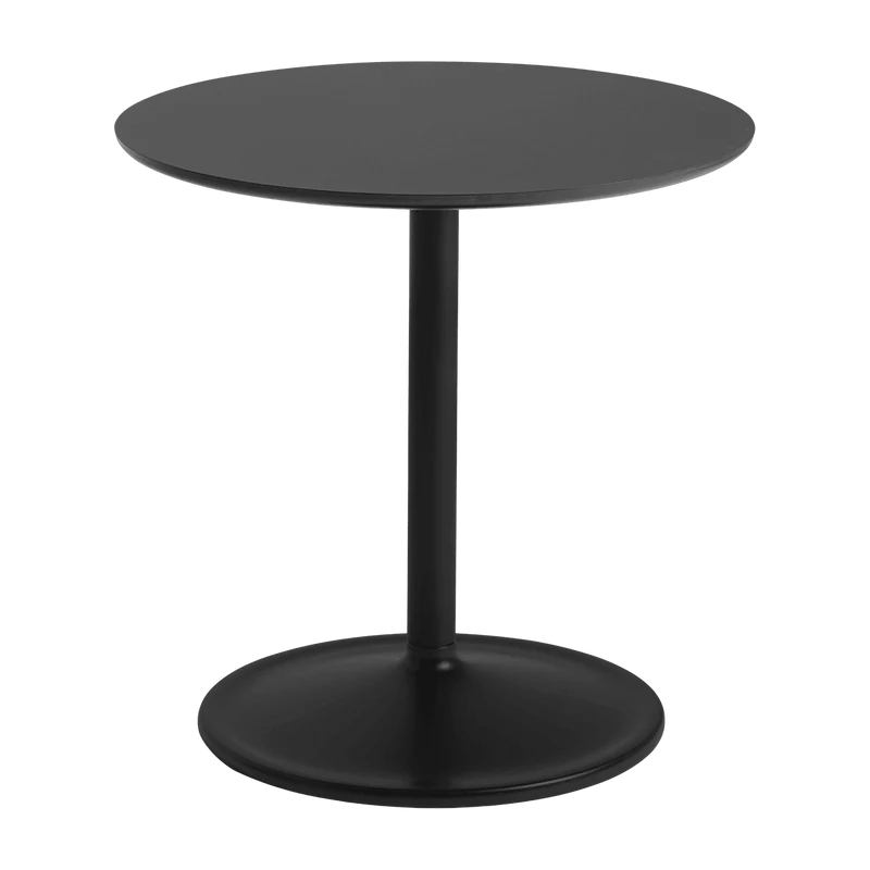Table d'appoint aluminium noir D 41 x H 40 cm Soft - Muuto