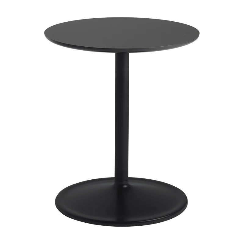 Table d'appoint aluminium noir D 41 x H 48 cm Soft - Muuto