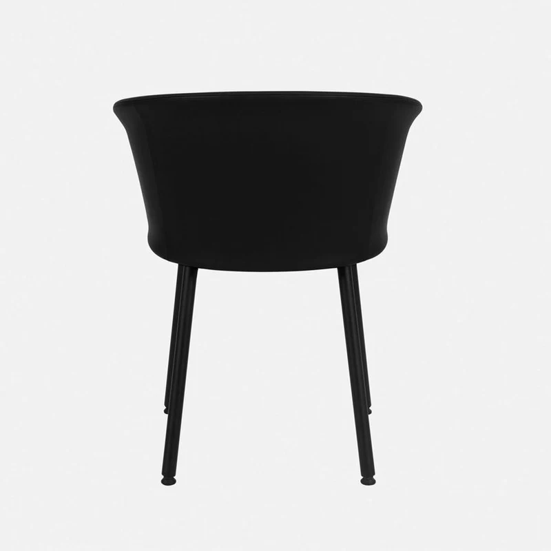 Chaise en cuir noir Kendo - Hem