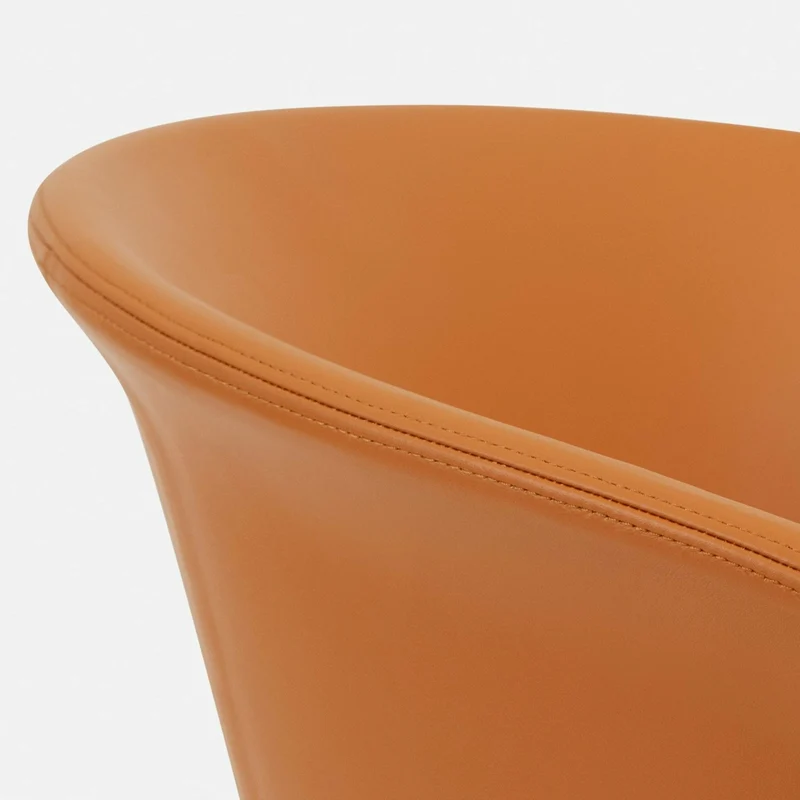 Chaise en cuir marron Kendo - Hem