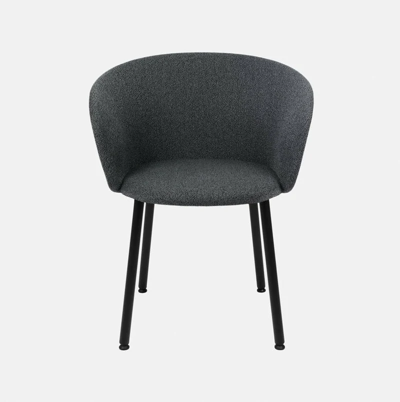 Chaise en laine Graphite Kendo - Hem