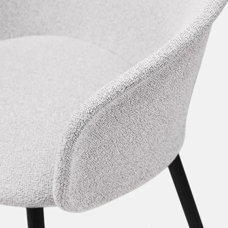 Chaise en laine Porcelain Kendo - Hem