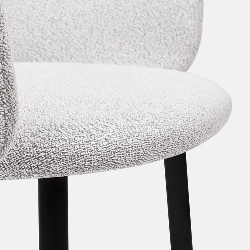 Chaise en laine Porcelain Kendo - Hem