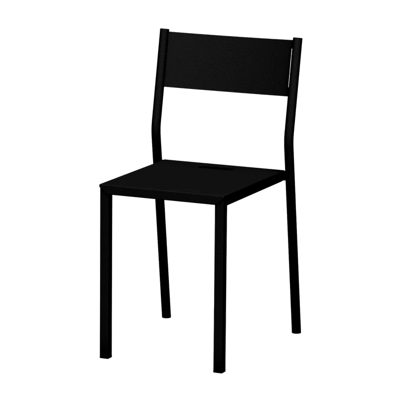 Chaise en acier noir mat Take - Matière Grise