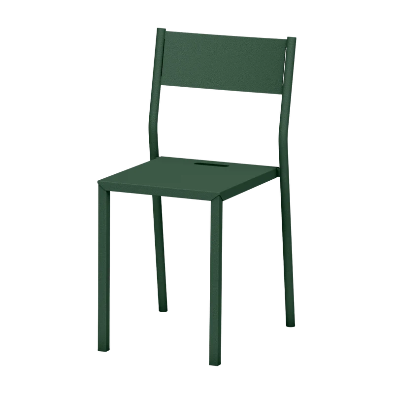 Chaise en acier olive Take - Matière Grise