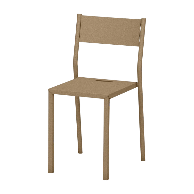 Chaise en acier sable Take - Matière Grise