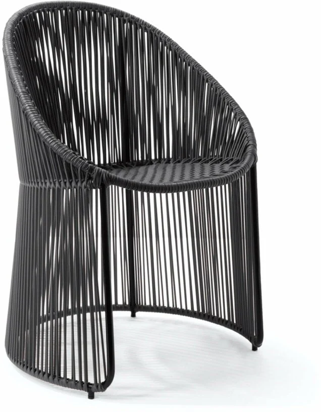 Chaise en acier noire Cartagenas - Ames