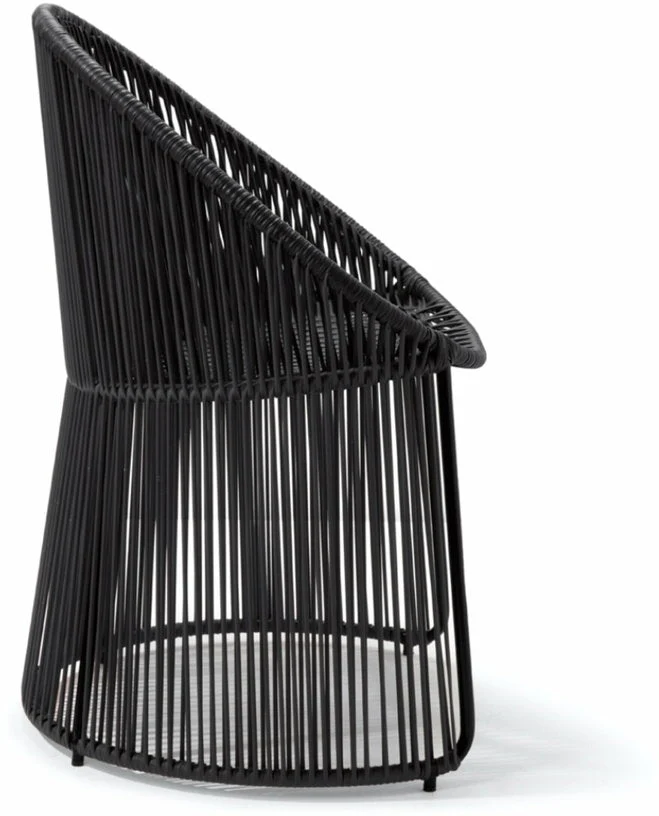 Chaise en acier noire Cartagenas - Ames