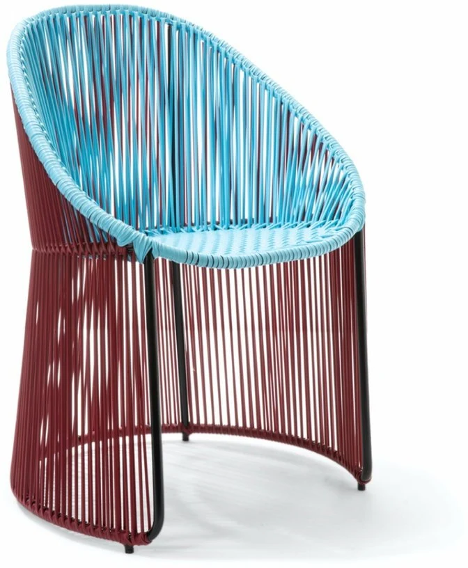 Chaise en acier violette et bleu Cartagenas - Ames