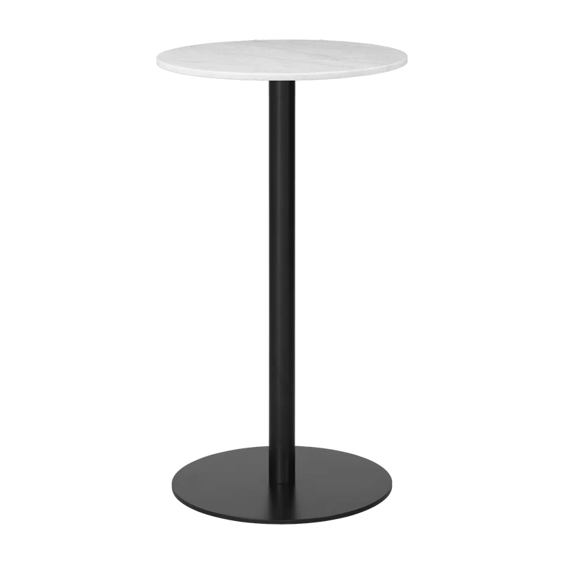 Table de bar ronde en marbre blanc 60 cm Gubi 1.0 - Gubi