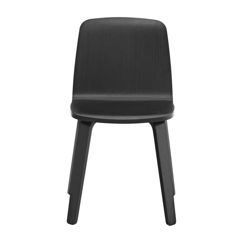 Chaise en chêne noire Just noir/noir - Normann Copenhagen