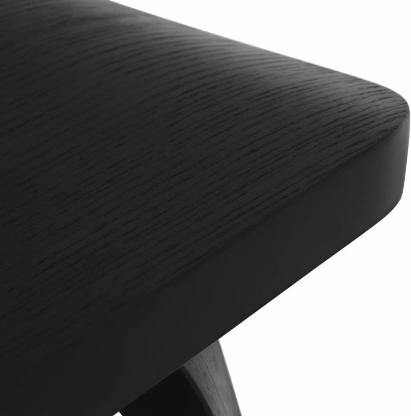 Chaise en chêne noire Just noir/noir - Normann Copenhagen