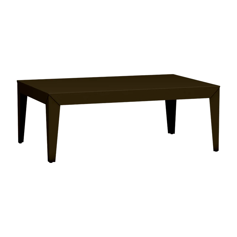 Table basse rectangulaire bronze Zef - Matière Grise
