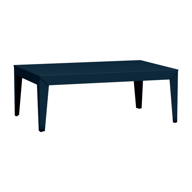 Table basse rectangulaire denim Zef - Matière Grise