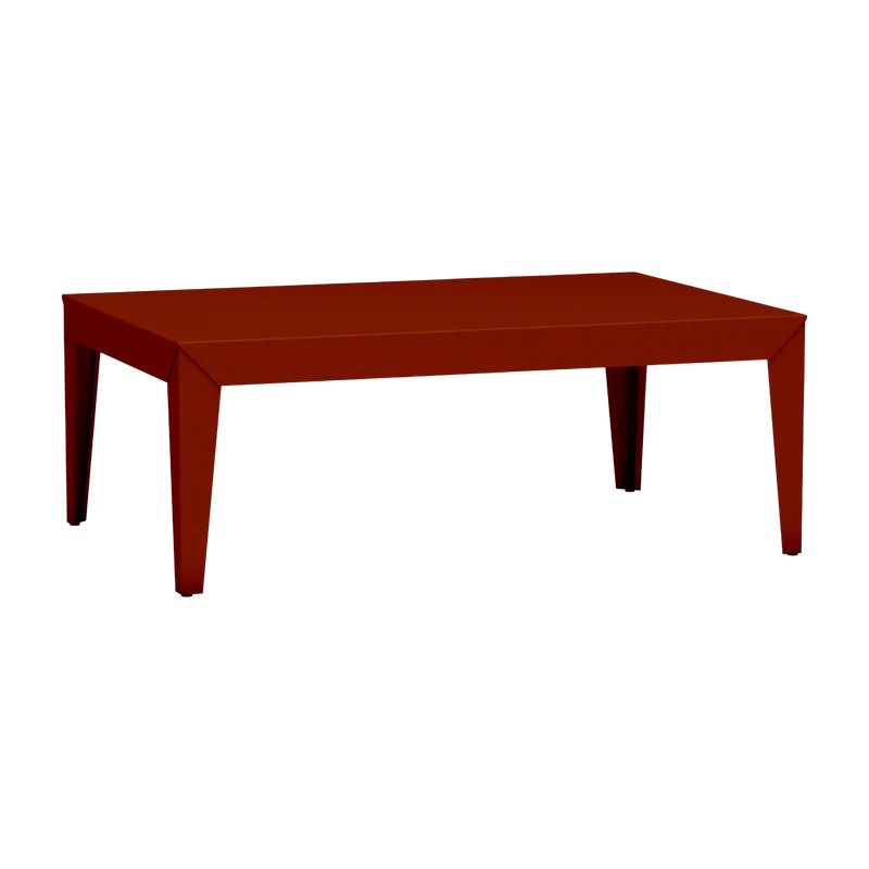 Table basse rectangulaire terracotta Zef - Matière Grise