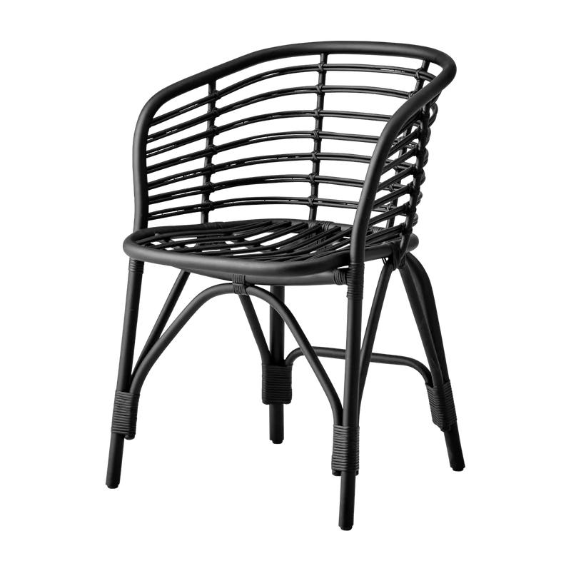 Fauteuil d'intérieur en rotin noir Blend - Cane-Line