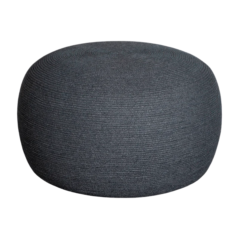 Pouf gris foncé 43 cm Circle - Cane-Line