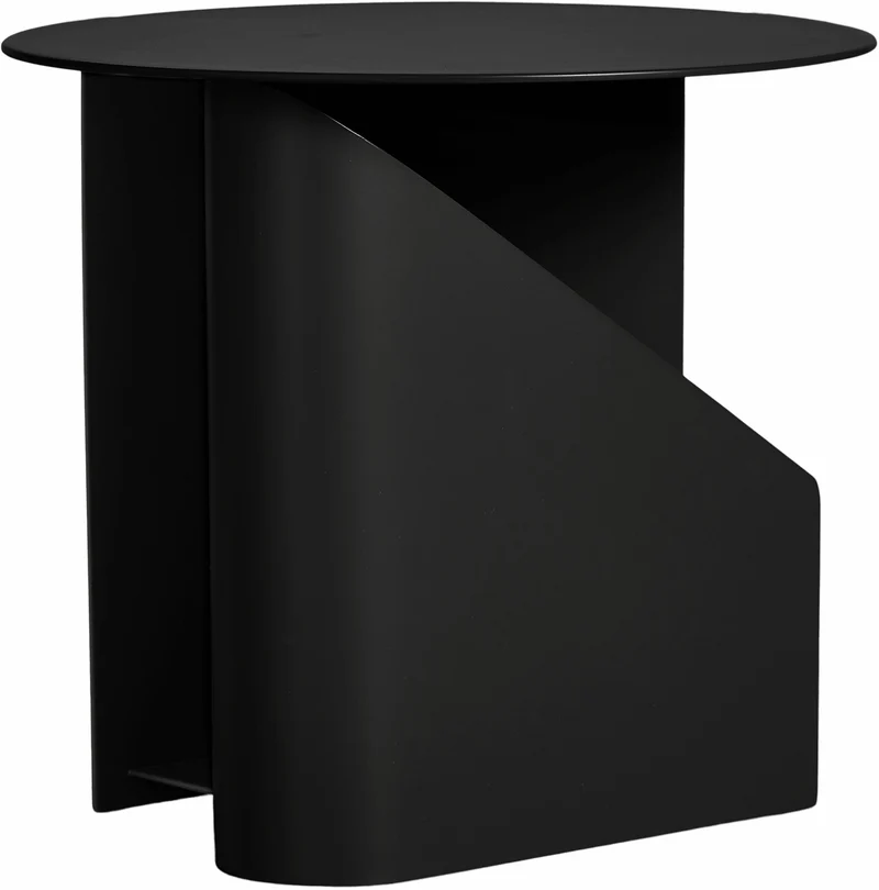 Table d'appoint en métal noir 36x40cm Sentrum - Woud