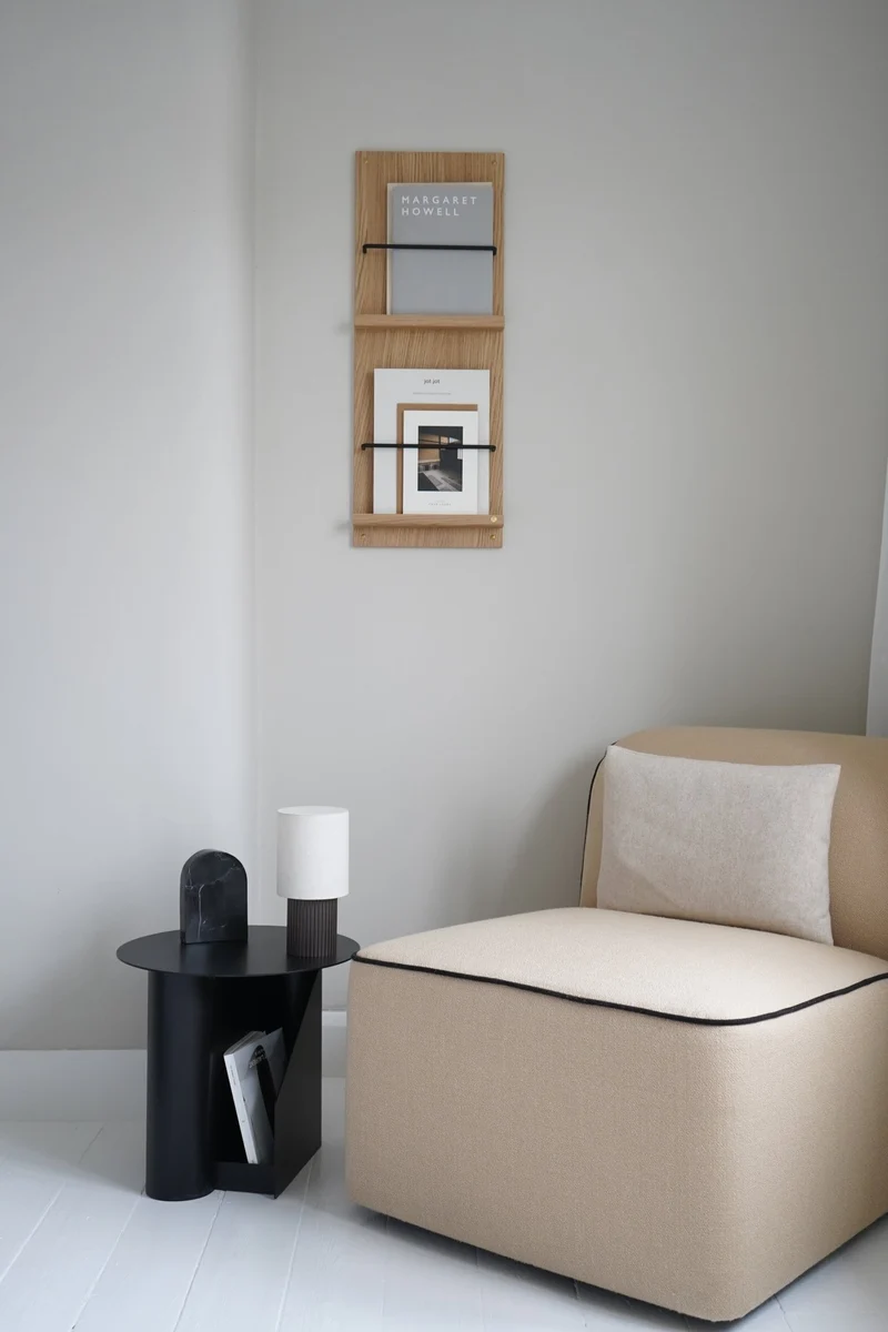 Table d'appoint en métal noir 36x40cm Sentrum - Woud