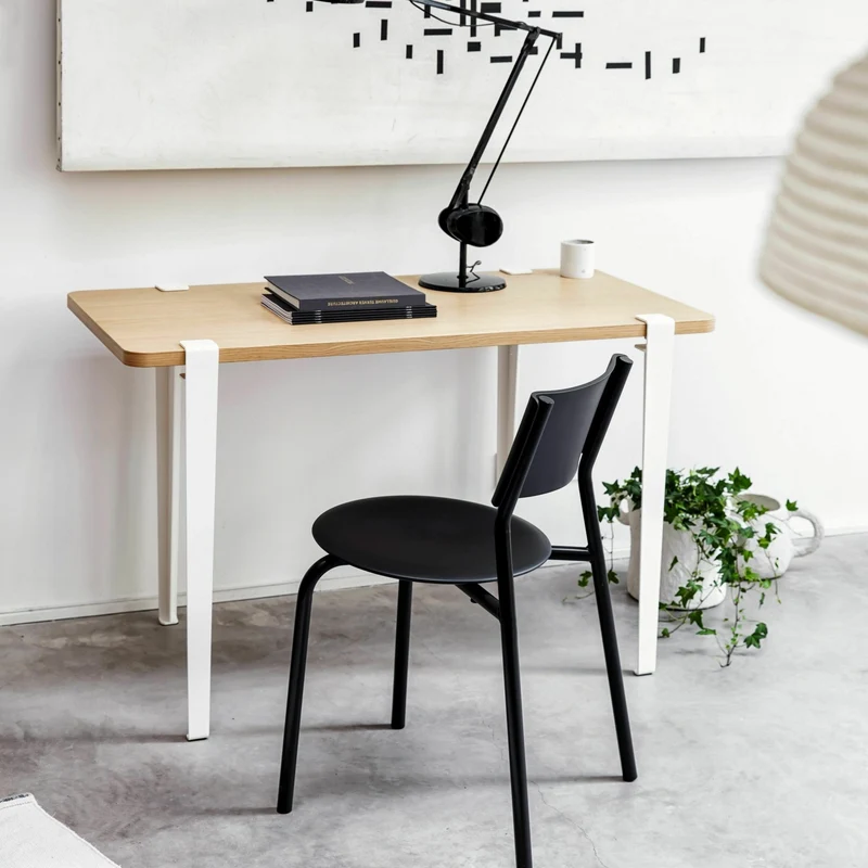 Chaise en plastique recyclé noire SSDr - TIPTOE