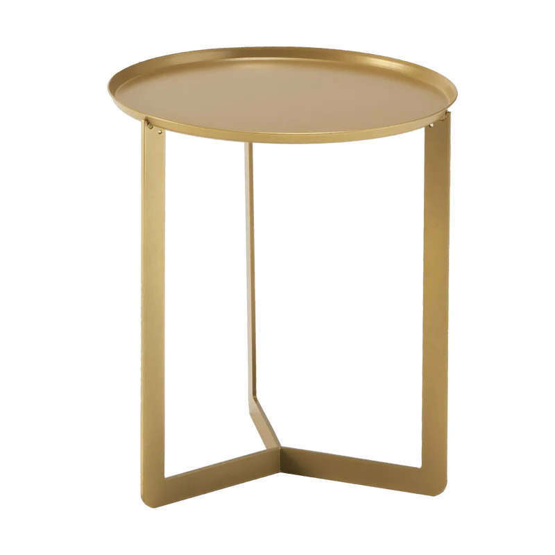 Table d'appoint dorée 40 cm Round 1 - Meme Design