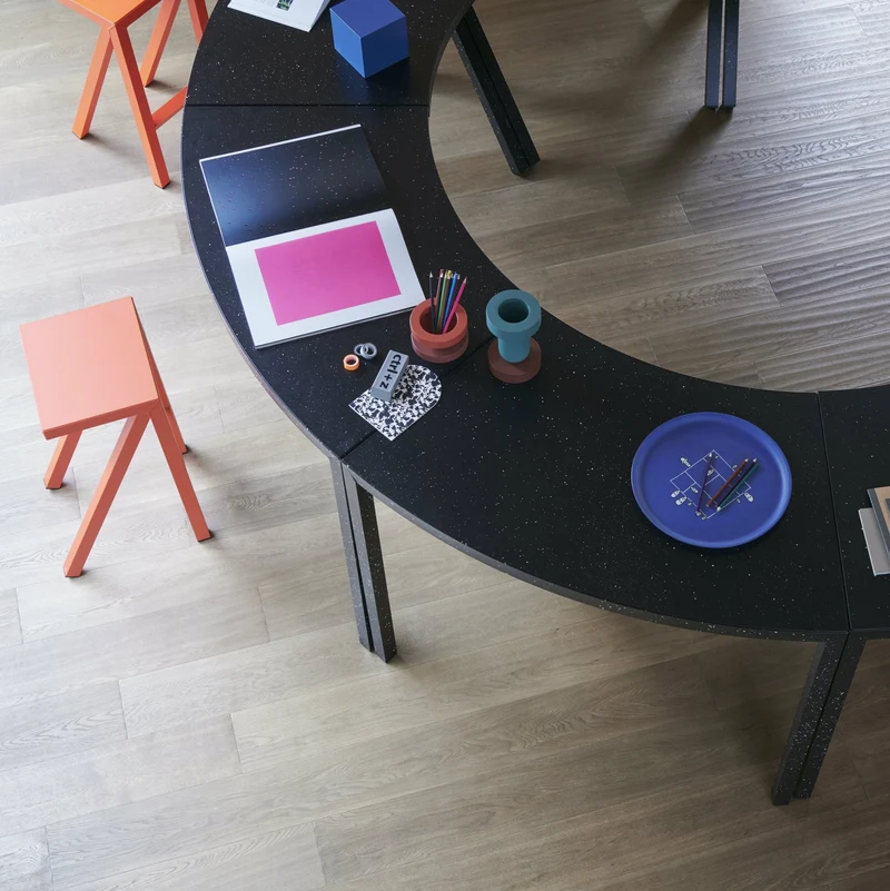 Tabouret haut orange Bureaurama - Magis