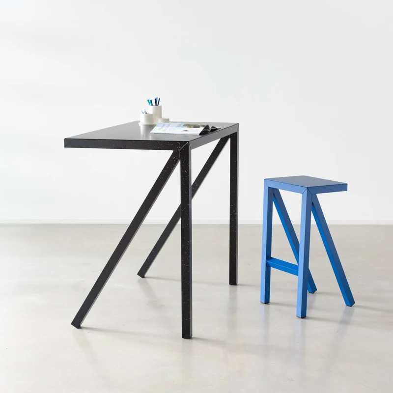 Tabouret haut gris Bureaurama - Magis