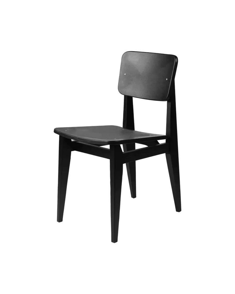 Chaise en placage de chêne noir 16,2x31,1x20,9cm C-Chair - Gubi