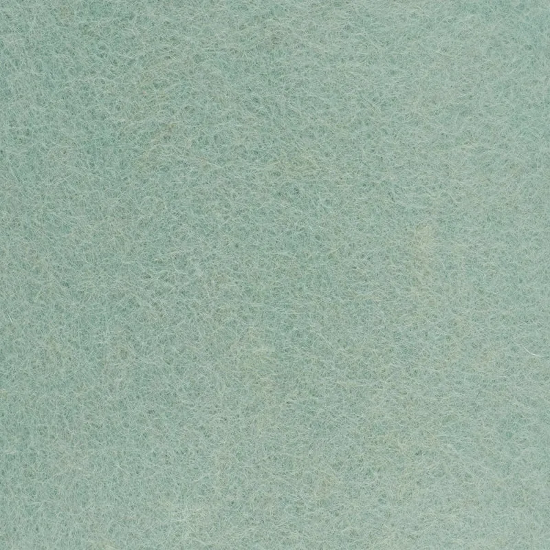 2 Poufs en laine corail et turquoise-gris Felix et Fine - myfelt