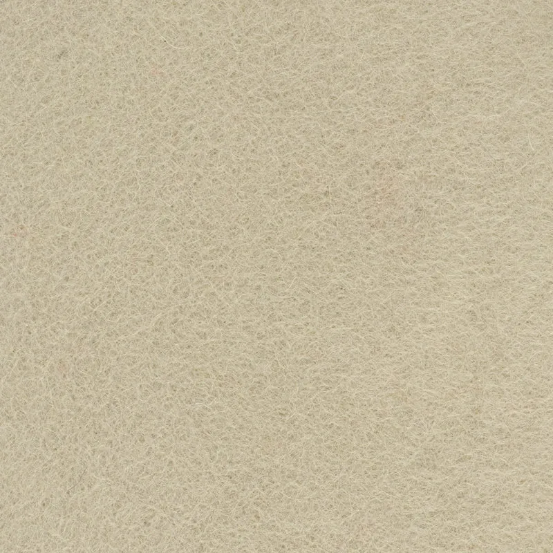 Pouf rond en laine vert-beige S Lutz - myfelt