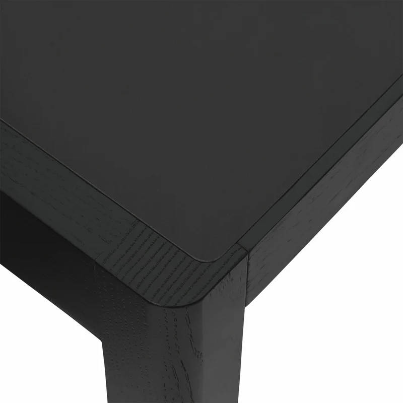 Table chêne laqué et noire 140 x 92 cm Workshop - Muuto