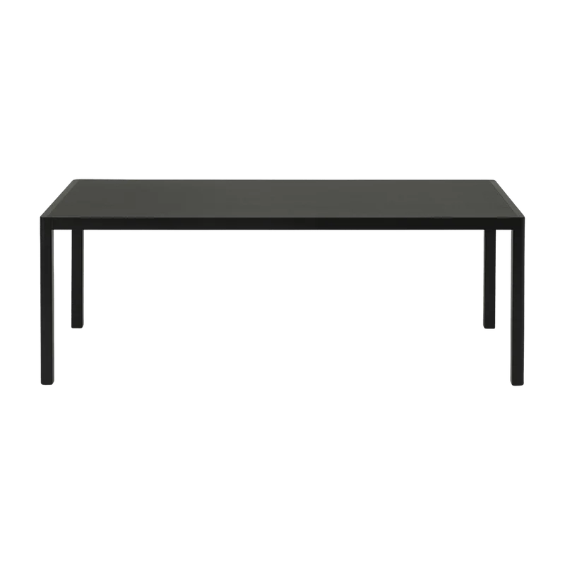 Table chêne laqué et noire 200 x 92 cm Workshop - Muuto