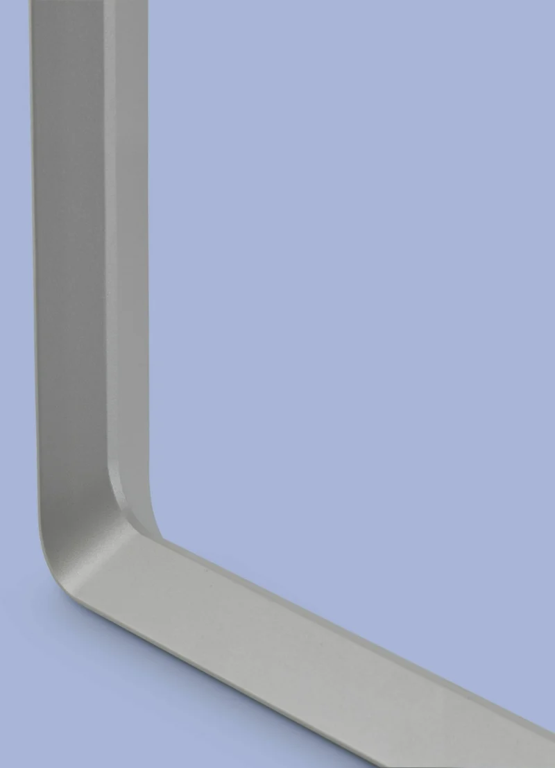 Table en chêne massif fumé et aluminium gris 225 x 90 cm 70/70 - Muuto